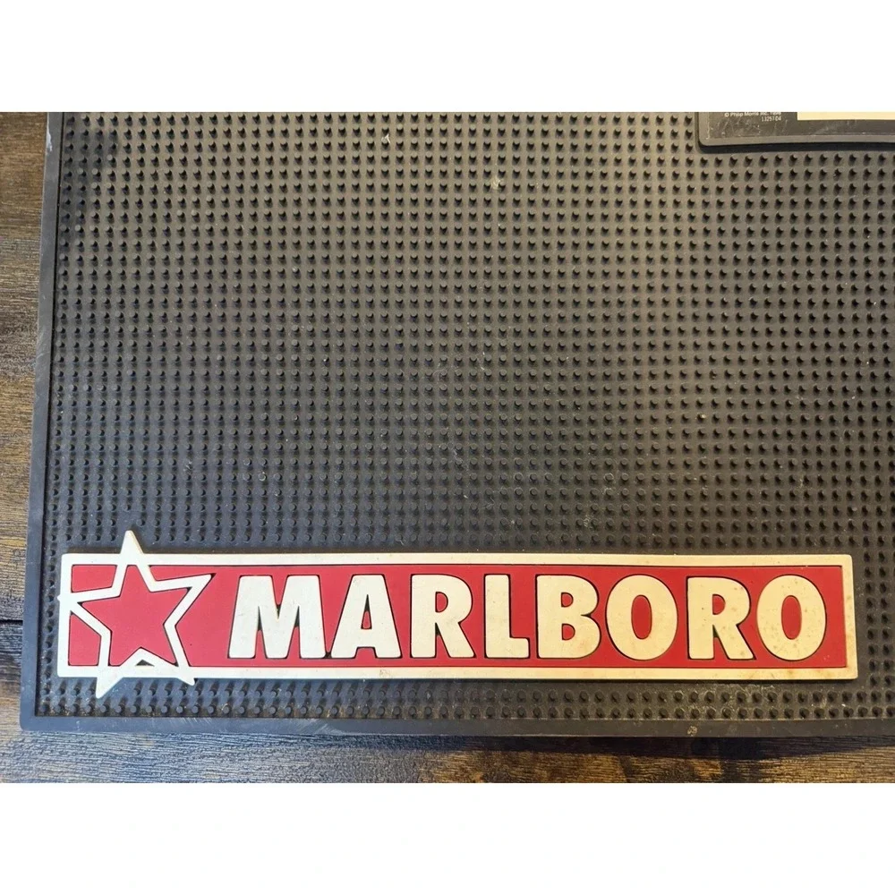 Marlboro Rubber Bar Mat 1998 Copyright Philip Morris Advertising Vintage